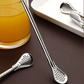 🥤 50% RABATT! 🥄 2‑in‑1 Trinkhalm‑Löffel – 304 Edelstahl, abnehmbar & wiederverwendbar ✨