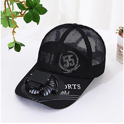 🧢 50% RABATT! ☀️ UV-Schutzkappe mit Kühlventilator – Solarbetrieben & leise – Integrierter Lüfter für Frischluftzufuhr – perfekt für heiße Tage, Gartenarbeit oder Outdoor-Sport – schützt zuverlässig vor Sonne und Hitze 🌬️✨