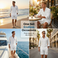 👔 50% RABATT! ☀️ Herren-Leinenhemd & Shorts Set – Lässig, atmungsaktiv & vielseitig – Perfekt für Sommer & Urlaub 🩳