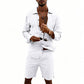 👔 50% RABATT! ☀️ Herren-Leinenhemd & Shorts Set – Lässig, atmungsaktiv & vielseitig – Perfekt für Sommer & Urlaub 🩳