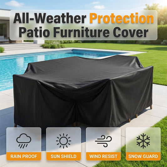 🛋️ 50% RABATT! ☀️ Gartenmöbel-Abdeckung – 210D Oxford & wasserdicht ✨