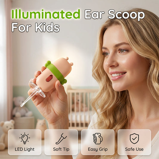 👂 50% RABATT! ⏰ Kinder-Sicherheits-Ohrlöffel mit Beleuchtung – Weiche Silikonspitze & LED-Licht – Sicheres, schmerzloses Design für die sanfte Reinigung zu Hause – ideal für empfindliche Kinderohren 👶