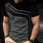 👕 50% RABATT! 🔥 Herren Rundhals T-Shirt mit Farbblock-Design – Atmungsaktiv, leicht & perfekt für Freizeit, Sport oder den täglichen Gebrauch ✨