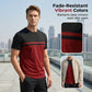 👕 50% RABATT! 🎨 Herren-Crewneck-T-Shirt mit Farbblöcken – Weiche Baumwolle & markanter Kontrast – Vielseitig für Alltag, Freizeit oder einen lässigen Look – bequem & stylisch 🌿✨