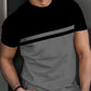 👕 50% RABATT! 🎨 Herren-Crewneck-T-Shirt mit Farbblöcken – Weiche Baumwolle & markanter Kontrast – Vielseitig für Alltag, Freizeit oder einen lässigen Look – bequem & stylisch 🌿✨