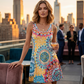 👗 50% RABATT! ⏰ Lockeres ärmelloses Sommerkleid im A-Linien-Schnitt mit Print – Leicht, luftig & vielseitig – Perfekt für heiße Tage, Strand oder einen entspannten Look – bequem und stilvoll 🌸✨