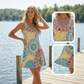 👗 50% RABATT! ⏰ Lockeres ärmelloses Sommerkleid im A-Linien-Schnitt mit Print – Leicht, luftig & vielseitig – Perfekt für heiße Tage, Strand oder einen entspannten Look – bequem und stilvoll 🌸✨