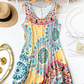 👗 50% RABATT! ⏰ Lockeres ärmelloses Sommerkleid im A-Linien-Schnitt mit Print – Leicht, luftig & vielseitig – Perfekt für heiße Tage, Strand oder einen entspannten Look – bequem und stilvoll 🌸✨