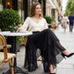 👖 60% RABATT! ✨ Damen Chiffon-Hose mit weitem Bein – Asymmetrisch & elegant – Leicht, fließend & vielseitig – ideal für Alltag, Reisen oder besondere Anlässe 🌿