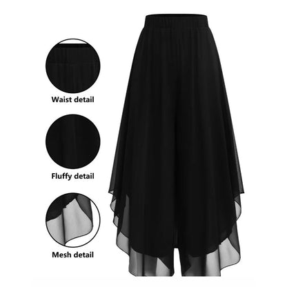 👖 60% RABATT! ✨ Damen Chiffon-Hose mit weitem Bein – Asymmetrisch & elegant – Leicht, fließend & vielseitig – ideal für Alltag, Reisen oder besondere Anlässe 🌿