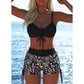 👙 50% RABATT! ⏰ Damen Bikini Set – Kordel-Top & Boyshorts, verschiedene Designs – Perfekt für Strand & Pool – bequem, anpassbar & sommerlich leicht 🌊