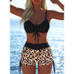 👙 50% RABATT! ⏰ Damen Bikini Set – Kordel-Top & Boyshorts, verschiedene Designs – Perfekt für Strand & Pool – bequem, anpassbar & sommerlich leicht 🌊
