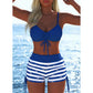 👙 50% RABATT! ⏰ Damen Bikini Set – Kordel-Top & Boyshorts, verschiedene Designs – Perfekt für Strand & Pool – bequem, anpassbar & sommerlich leicht 🌊