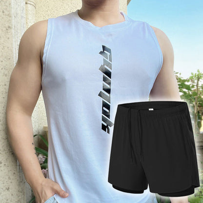 🏃‍♂️ 50% RABATT! ✨ Herren Sport-Set 2-teilig – Atmungsaktiv, leicht & vielseitig – Perfekt für Training, Laufen oder heiße Sommertage – bequemer 2-in-1 Look 🔥