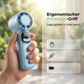 🌀 50% RABATT! ✨ Mini-Handventilator mit extralanger Akkulaufzeit – Kompakt & leise – Perfekt für Reisen, Büro oder heiße Tage – leistungsstark und angenehm kühlend 🔋🌬️