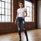 👖 50% RABATT! 🐆 Damen Skinny-Jeans mit Leopardenmuster & Used-Look – Stretch-Denim, figurbetont & wilder Stil – perfekt für ein selbstbewusstes Streetwear-Outfit oder coole Party-Looks 🔥