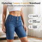 🩳 50% RABATT! 🌟 Damen-Jeansshorts mit hoher Taille aus Stretch-Denim – Figurumschmeichelnd & bequem – Perfekt für Sommer, Strand oder lässige Tage – kombinierbar mit jedem Oberteil ✨