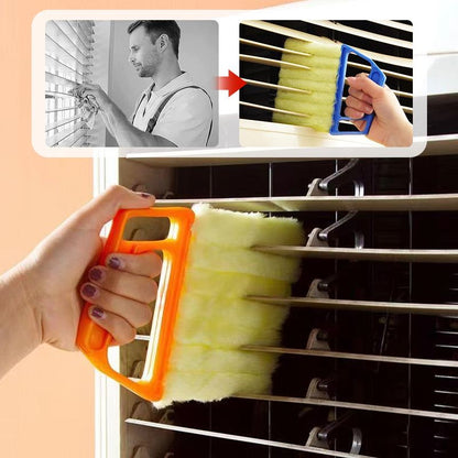 🧹 KAUFE 2, ERHALTE 1 GRATIS! 🪟 7-Finger Jalousien-Fensterreinigungsbürste – Staubabweisende Fasern & einfache Handhabung – Schnelle Pflege für Jalousien & Fenster ⚡✅
