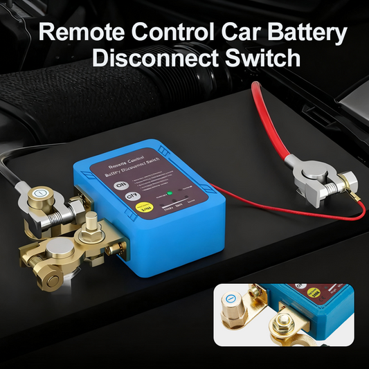 🔋 50% RABATT! 🚗 Batterie-Trennschalter mit Fernbedienung für Autos – Kabellos ein-/ausschaltbar, Diebstahlschutz & verhindert Batterieentladung bei längerem Stillstand – einfache Montage ohne Kabeltrennung 🔌