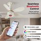 🌀 50% RABATT! 🎵 3-in-1-Deckenventilator mit Licht & Bluetooth-Lautsprecher – Kühle Brise & sanftes Licht – Angenehme Musik – Komfort den ganzen Tag, ideal für Wohnzimmer oder Schlafzimmer 🛋️✨