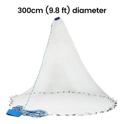 🎣 50% RABATT! 🌊 Leicht auszuwerfendes Wurfnetz – Robustes Netzgewebe, schnell sinkend & vielseitig – Ideal für Süß- & Salzwasserangler ⚓