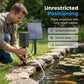 🐟 50% RABATT! 💨 Solar-Teichbelüfter mit Luftpumpe – Solarbetrieben, leise & effizient – Für sauberes Wasser & gesunde Fische im Gartenteich 🌿