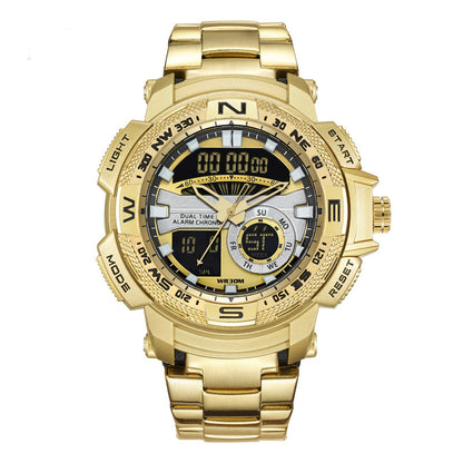 ⌚ 60% RABATT! ⏱️ Dual‑Display Sportuhr – Analog‑Digital, 3ATM & multifunktional ✨