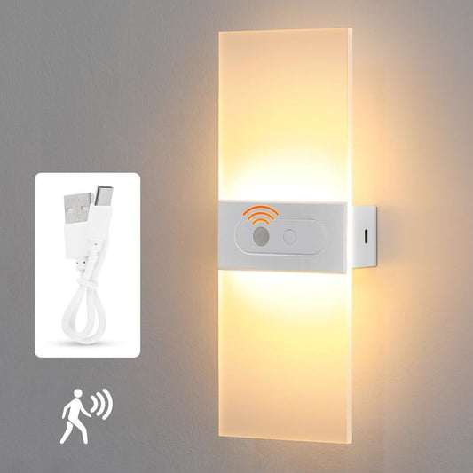 💡 50% RABATT! 🏠 Wandleuchte mit Bewegungsmelder – Wiederaufladbar, kabellos & 3 Modi ✨