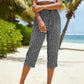 👖 50% RABATT! ⏰ Damen Sommer karierte 3/4 Hose – Leicht, luftig & lockere Passform – Perfekt für Strand, Alltag oder entspannte Tage im Freien 🌺✨