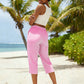 👖 50% RABATT! ⏰ Damen Sommer karierte 3/4 Hose – Leicht, luftig & lockere Passform – Perfekt für Strand, Alltag oder entspannte Tage im Freien 🌺✨