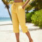 👖 50% RABATT! ⏰ Damen Sommer karierte 3/4 Hose – Leicht, luftig & lockere Passform – Perfekt für Strand, Alltag oder entspannte Tage im Freien 🌺✨