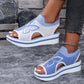 👡 50% RABATT! 🌸 Damen Casual Peep-Toe Platform Sandalen – Bequemer Plateauabsatz & luftiges Design – Perfekt für Strand, Urlaub oder Alltag – stilvoll & leicht ☀️✨