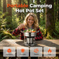 🍲 50% RABATT! 🔥 Tragbarer Alkohol-Kocher Fonduetopf – Kabellos, Edelstahl & für Camping – Perfekt für Fondue, Raclette oder heiße Getränke unterwegs – leicht & vielseitig 🏕️