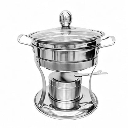 🍲 50% RABATT! 🔥 Tragbarer Alkohol-Kocher Fonduetopf – Kabellos, Edelstahl & für Camping – Perfekt für Fondue, Raclette oder heiße Getränke unterwegs – leicht & vielseitig 🏕️