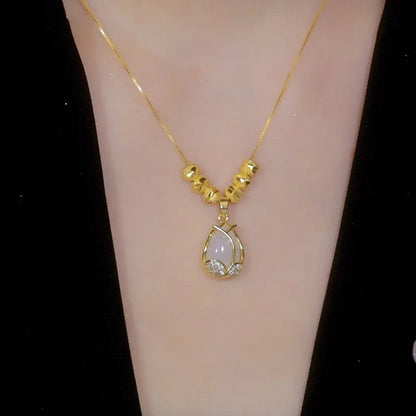 🌷 50% RABATT! ✨ Tulpen-Anhänger in Gold – Filigrane Halskette mit Glücksbringer – Minimalistisches Design, perfekt für den täglichen Begleiter oder als liebevolles Geschenk 💛
