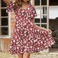 👗 50% RABATT! 🌸 Damen-Kleid mit floralem Print & V-Ausschnitt – Luftig, bequem & vielseitig – Perfekt für Sommer, Alltag oder Reisen – leicht und romantisch ☀️