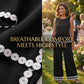 👚 50% RABATT! 🤍 Damen ärmelloses Top & weites Bein Hosen Set – Fließend, luftig & elegant – Perfekt für Sommer, Strand oder besondere Anlässe – bequemer 2-teiliger Look ✨