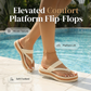 👡 50% RABATT! ☀️ Damen-Plateau-Zehenstegsandalen mit gewebten Riemen – Bequem, luftig & perfekt für Strand, Alltag & Reisen – Leichter Laufkomfort den ganzen Sommer lang 🌿