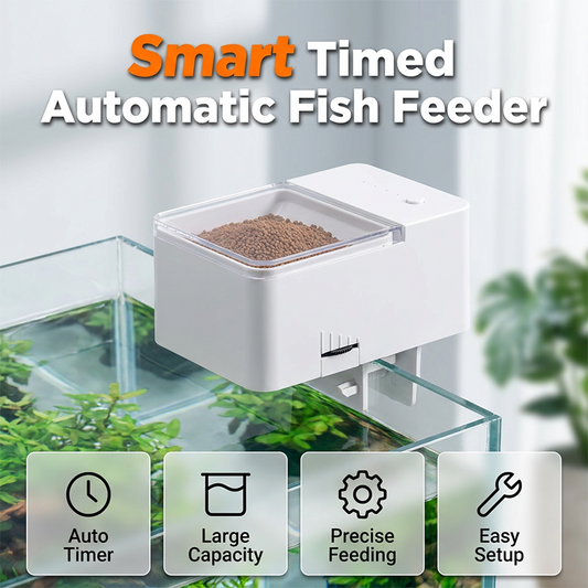 🐟 50% RABATT! ⏱️ Automatischer Fischfutterspender mit Timer – Einstellbare Portionen & zuverlässige Stromversorgung – Ideal für Aquarien, Urlaub oder den täglichen Gebrauch – füttert zuverlässig auch bei Abwesenheit 🌊