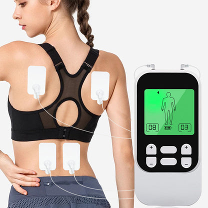 ⚡ 50% RABATT! 💪 Muskelstimulator mit 10 Modi & 30 Stufen – 2 Kanäle, wiederaufladbar & 4 Pads – Ideal für Rücken, Nacken & Schultern ✨