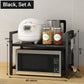 🧰 50% RABATT! 🍳 Erweiterbares Mikrowellenregal – Verstellbar, 75 kg Tragkraft & mit Haken – Ideal für Küche, Speisekammer & Werkstatt 🏠