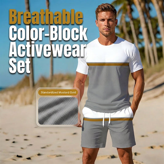 👕 60% RABATT! 🛍️ Leichtes Freizeit-Outfit für Herren – Schnelltrocknend & elastisch – Perfekt für Fitness, Laufen oder entspannte Tage – atmungsaktiv und bequem 🏃‍♂️