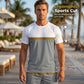 👕 60% RABATT! 🛍️ Leichtes Freizeit-Outfit für Herren – Schnelltrocknend & elastisch – Perfekt für Fitness, Laufen oder entspannte Tage – atmungsaktiv und bequem 🏃‍♂️