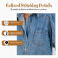 👚 50% RABATT JETZT! 💙 Damen Puffärmel Jeansbluse – Knopfleiste, Kragen & leicht – Atmungsaktive Baumwollmischung – romantisches Volumen & Alltagscharme für jeden Tag ✨