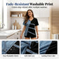 👚 50% RABATT! ✨ Damen-T-Shirt mit V-Ausschnitt & schickem Denim-Print – Leicht, atmungsaktiv & vielseitig – perfekt für Alltag, Freizeit oder lässige Bürotage – kombiniert lässigen Denim-Look mit bequemem Jersey-Stoff 🧵