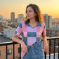 👚 50% RABATT! ✨ Damen-T-Shirt mit V-Ausschnitt & schickem Denim-Print – Leicht, atmungsaktiv & vielseitig – perfekt für Alltag, Freizeit oder lässige Bürotage – kombiniert lässigen Denim-Look mit bequemem Jersey-Stoff 🧵
