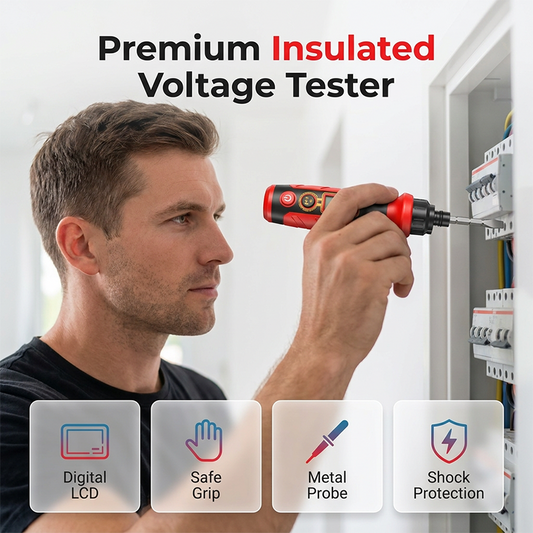 🧪 50% RABATT! ⚡ Intelligenter digitaler Induktions-Spannungsprüfstift – Kontaktlose Messung & LED-Anzeige – Erkennt AC-Spannung, durchgängige Leitungen & Phasen – sicher für Elektriker und Heimwerker 🔧