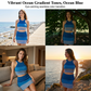 👗 60% RABATT! 🌊 Schickes Strickrock-Set mit Farbverlauf – Neckholder-Crop-Top & figurbetonte Passform – Gerippter Strick, perfekt für einen eleganten Sommer-Look oder besondere Anlässe ✨