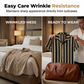 👕 60% RABATT JETZT! 🌊 Herren Wavy Stripe Kubanisches Kragen-Hemd – Atmungsaktive Textur & entspannte Passform – Retro Sommerstil – perfekt für Strand, Urlaub oder heiße Tage 🌴