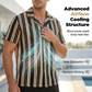 👕 60% RABATT JETZT! 🌊 Herren Wavy Stripe Kubanisches Kragen-Hemd – Atmungsaktive Textur & entspannte Passform – Retro Sommerstil – perfekt für Strand, Urlaub oder heiße Tage 🌴